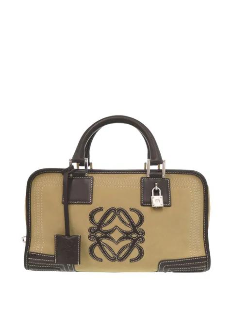 2000-2020 Suede Amazona 28 handbag by LOEWE 