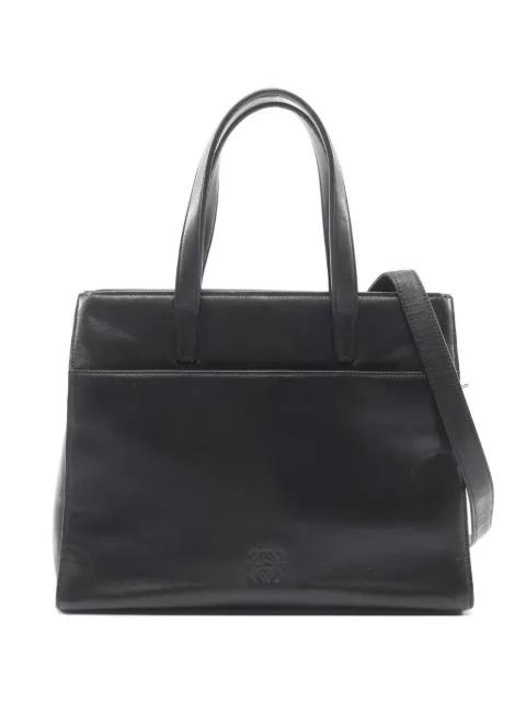 2000s Anagram-embossed tote bag by LOEWE 