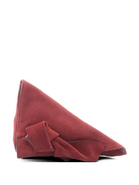 2000s Anagram suede clutch bag by LOEWE 