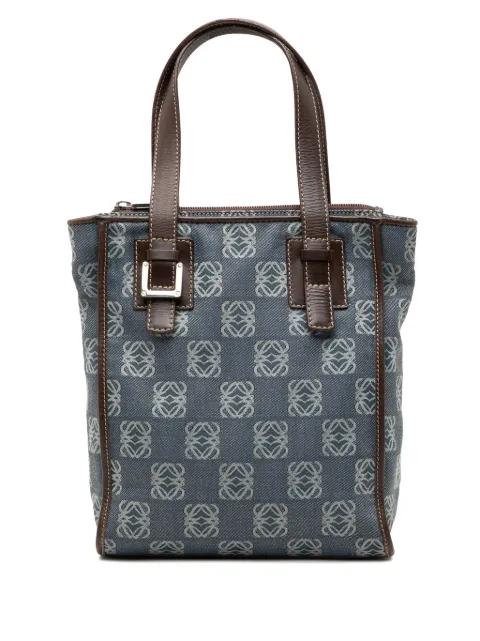 2003 Anagram Denim tote bag by LOEWE 