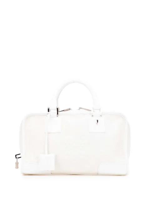 2003 Perforated Leather Amazona 28 handbag by LOEWE 