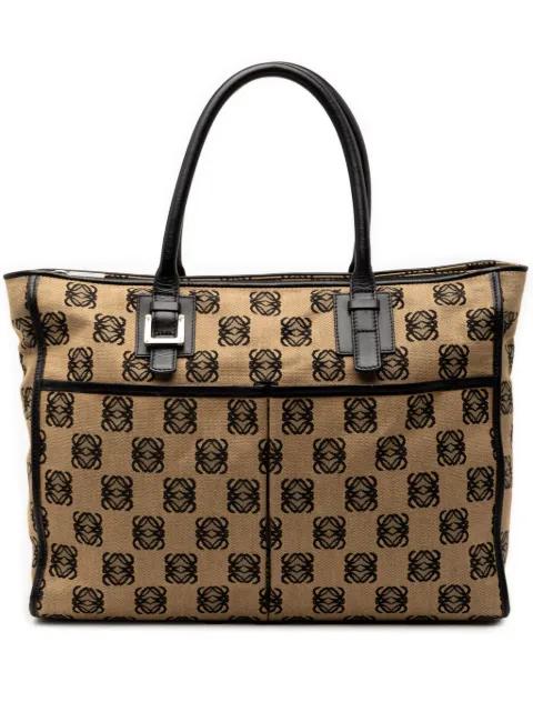 2004 Anagram Canvas Repeat tote bag by LOEWE 
