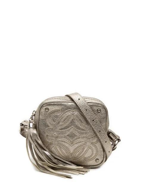 2007 Mini Metallic Goatskin Anagram Tassel crossbody bag by LOEWE 