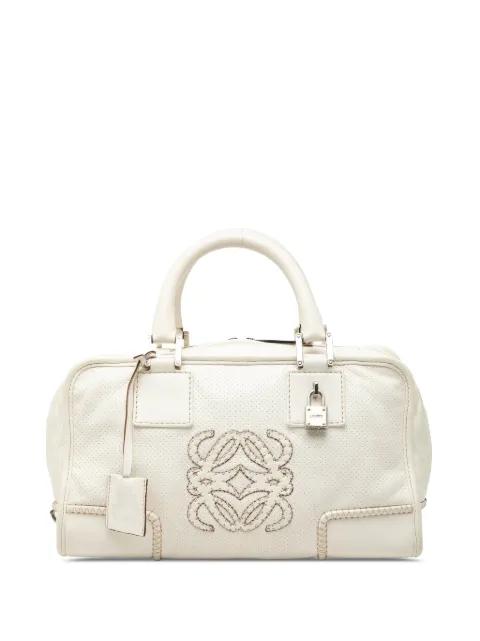 2007 Perforated Leather Stitched Amazona 28 handbag by LOEWE 