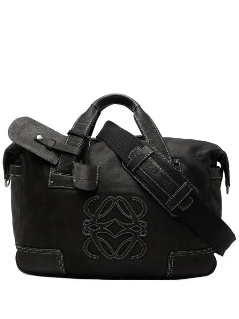 2008 Nubuck Anagram satchel by LOEWE 