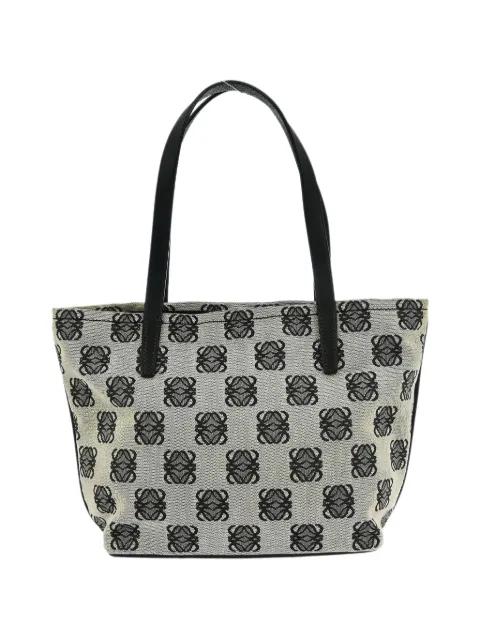 2009 patterned canvas tote handbag by LOEWE 