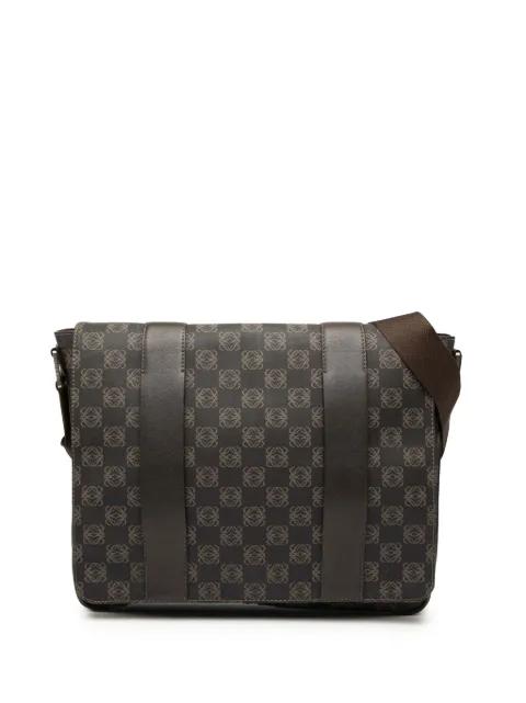 2010-2025 Anagram Coated Canvas Flap crossbody bag by LOEWE 