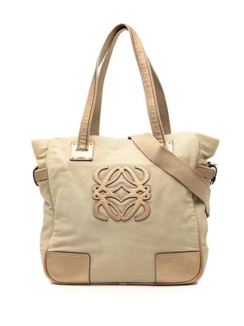 2010-2025 Canvas Anagram satchel by LOEWE 