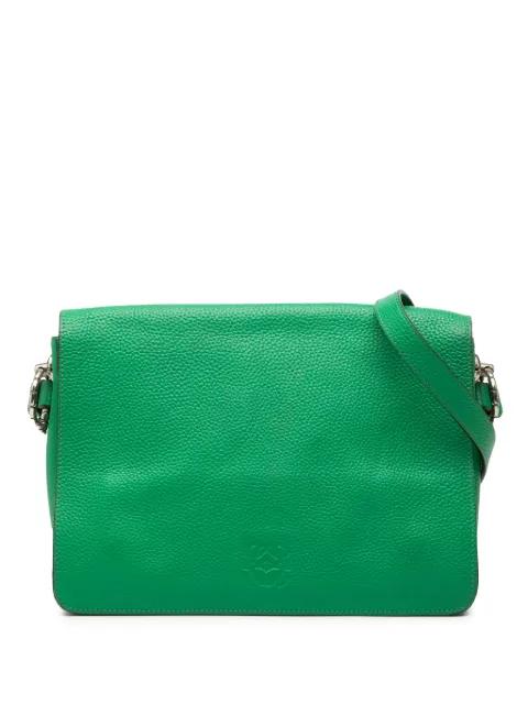 2010-2025 Pebbled Calfskin Anagram Flap crossbody bag by LOEWE 