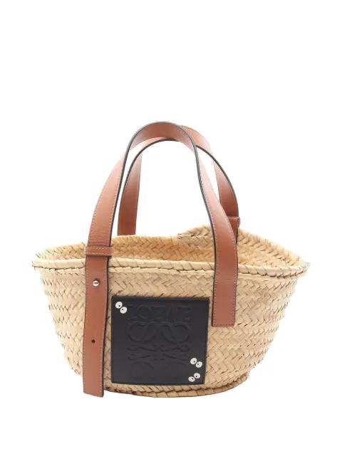 2010-2025 Studio Ghibli My Neighbor Totoro Small Raffia Dust Bunnies Basket tote bag by LOEWE 