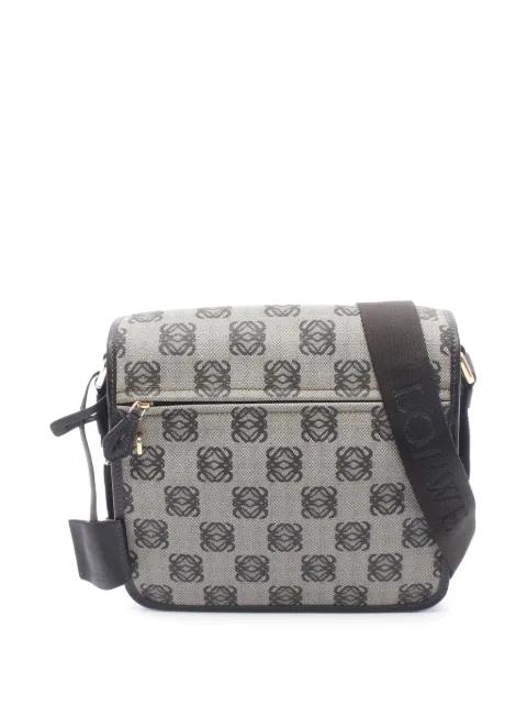 2010-2026 Anagram Coated Canvas Flap crossbody bag by LOEWE 