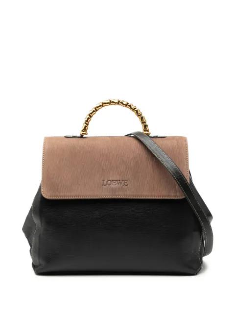 2010-2026 Leather Velazquez Twist satchel by LOEWE 