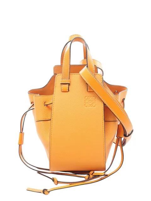 2010-2026 Mini Grained Calfskin Drawstring Hammock Bag satchel by LOEWE 