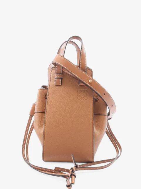 2010-2026 Mini Grained Calfskin Drawstring Hammock Bag satchel by LOEWE 