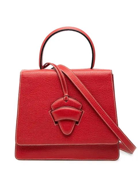 2010-2026 Textured Leather Barcelona Top Handle Bag satchel by LOEWE 