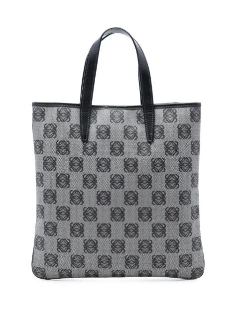 2010 Anagram Coated Canvas tote bag by LOEWE 