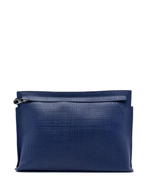 2012-2024 Leather Anagram T clutch bag by LOEWE 