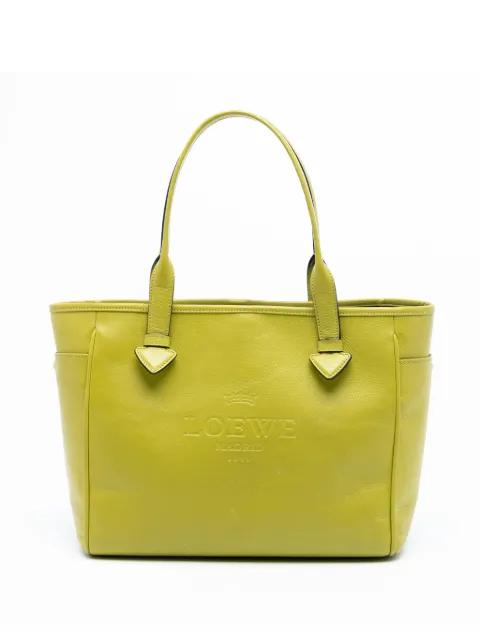2012 Leather Heritage tote bag by LOEWE 