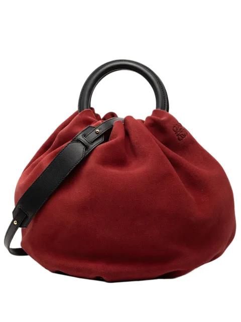 2014 Suede Bounce Bag satchel by LOEWE 