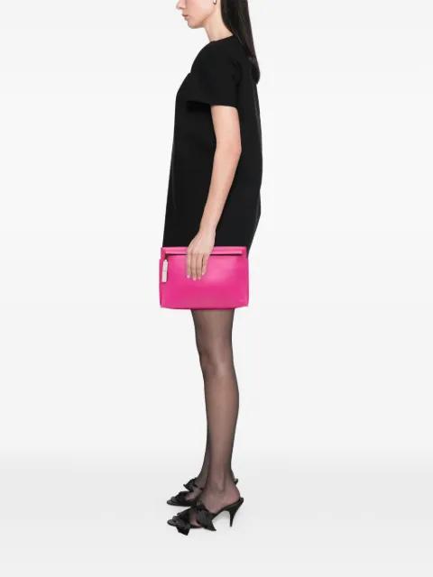2017 Bicolor Leather Anagram T Pouch clutch bag by LOEWE 