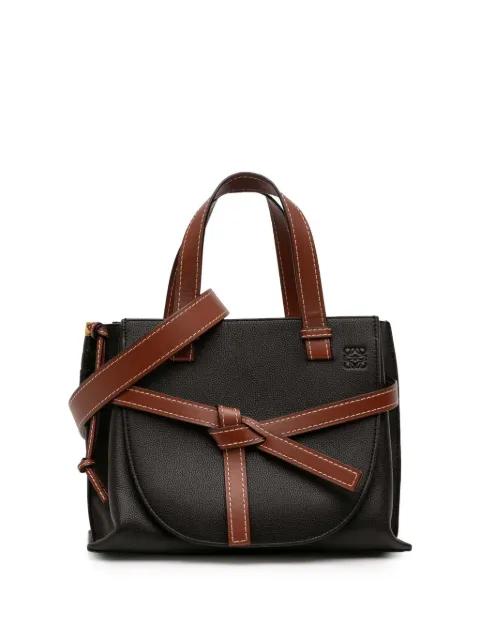 2018 Small Leather Gate Top Handle satchel by LOEWE 