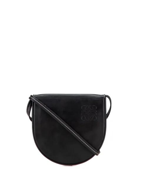 2018 Small Leather Heel Pouch crossbody bag by LOEWE 