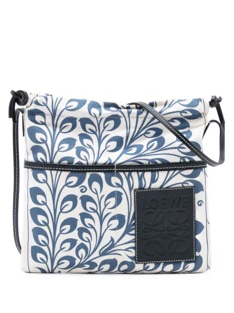 2019 Canvas Anagram Drawstring crossbody bag by LOEWE 