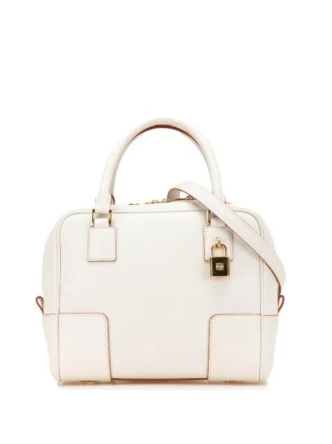 2021-2024 Leather Amazona Square 19 satchel by LOEWE 