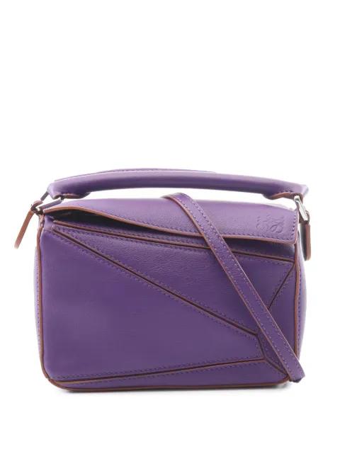 2021 Mini Calfskin Puzzle Edge satchel by LOEWE 