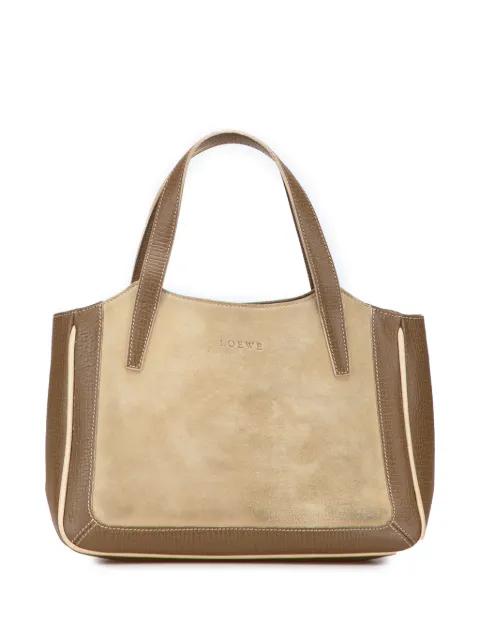 20th Century Suede Leather handbag by LOEWE 