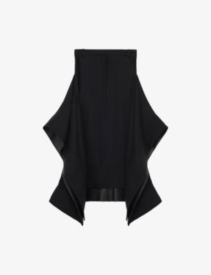Abstract Symmetrical Woven Midi Skirt by LOEWE