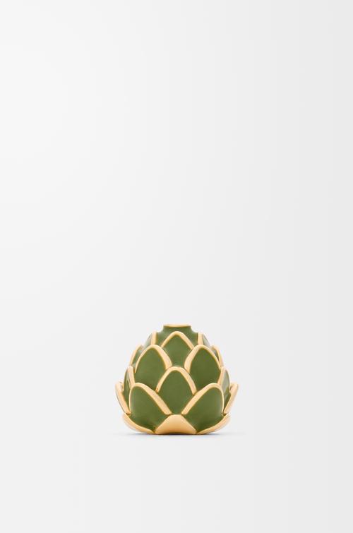 Acrobat artichoke hat in sterling silver and enamel by LOEWE