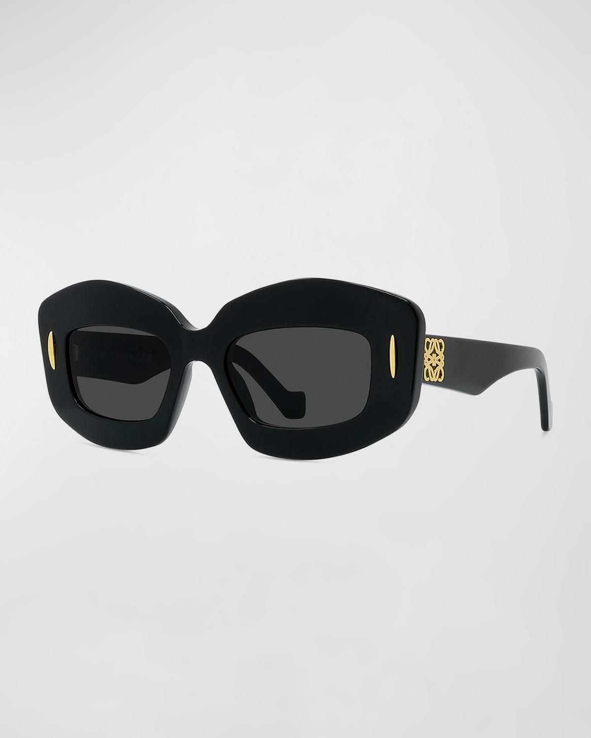 Anagram Acetate Rectangle Sunglasses by LOEWE