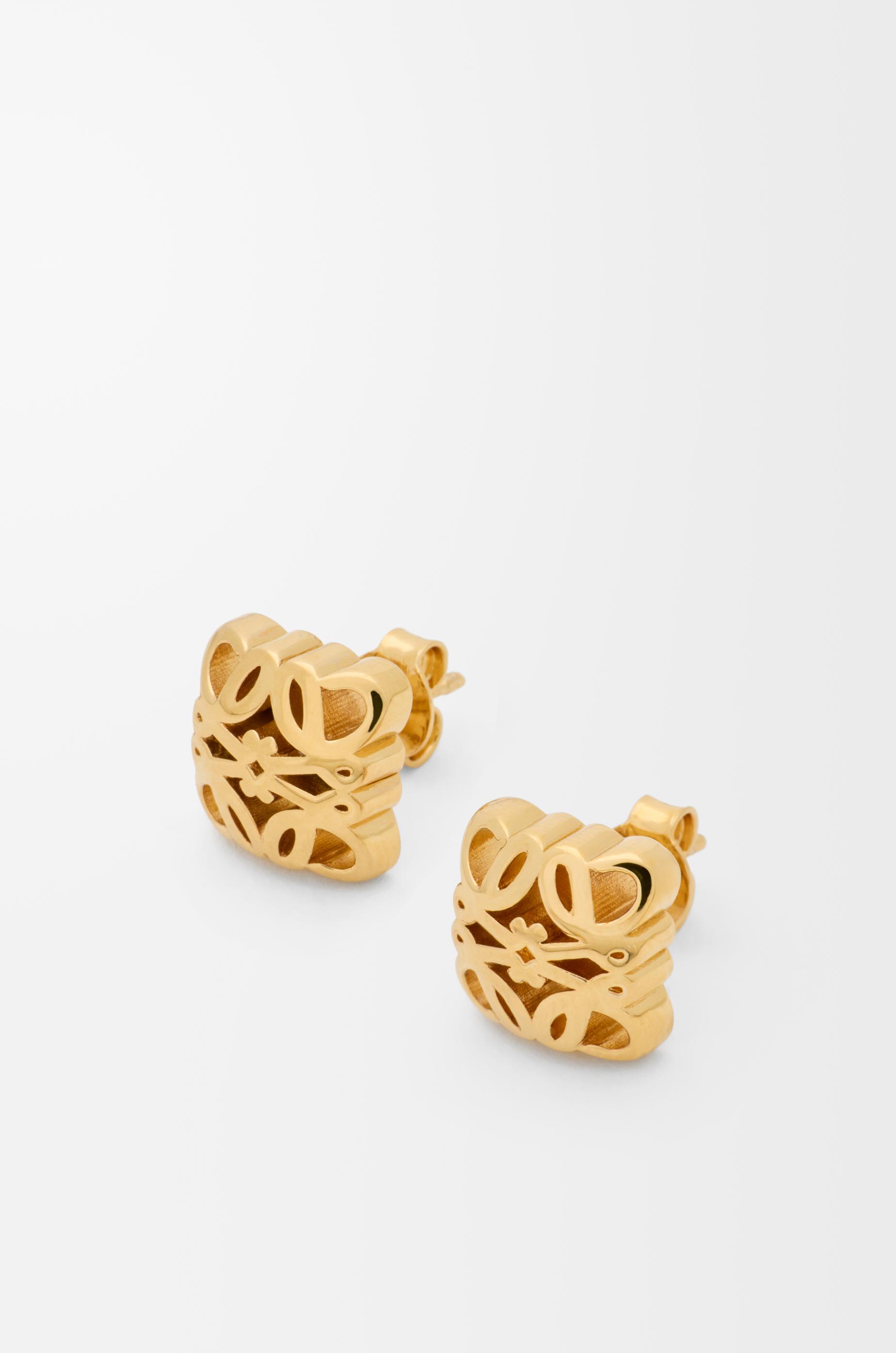 Anagram Bombé stud earrings by LOEWE