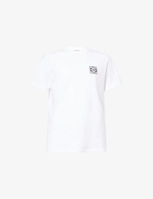 Anagram Crewneck Cotton-Jersey T-Shirt by LOEWE