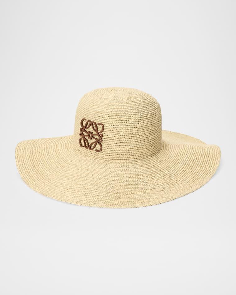 Anagram Raffia Sun Hat by LOEWE