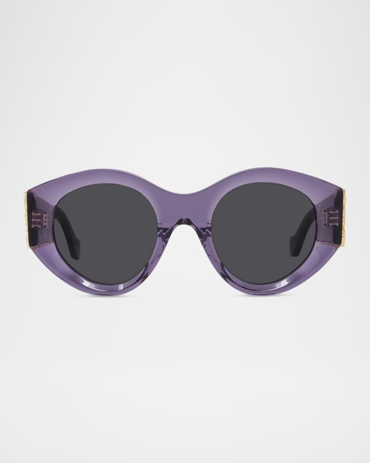 Anagram Round Sunglasses by LOEWE