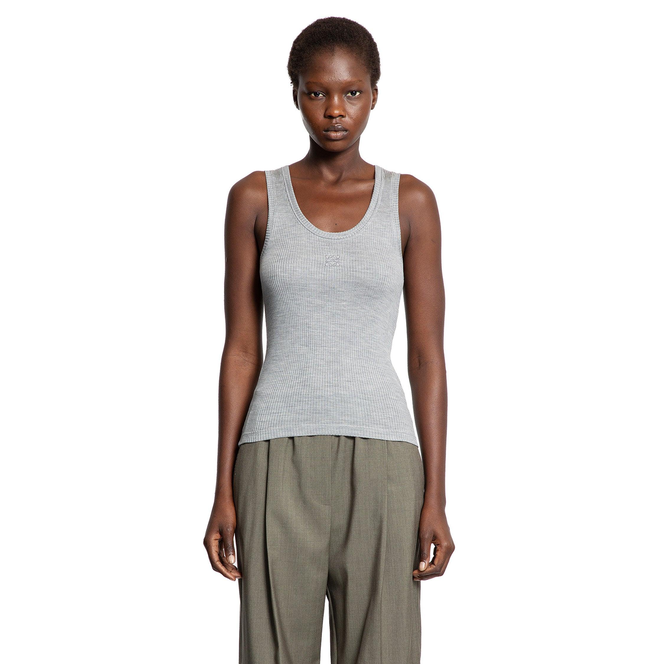 Anagram Tank Top in Silk by LOEWE