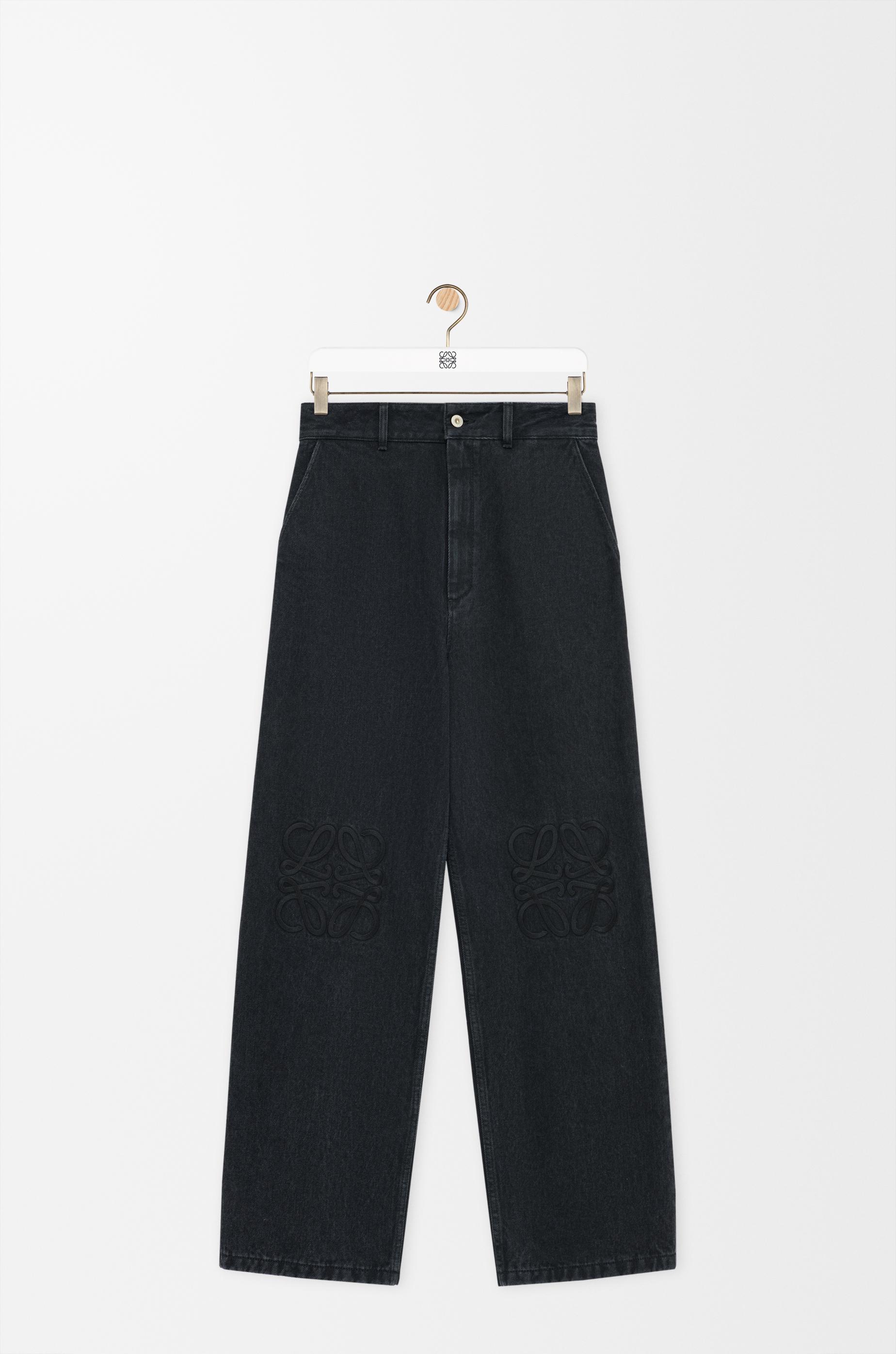 Anagram baggy jeans in denim by LOEWE