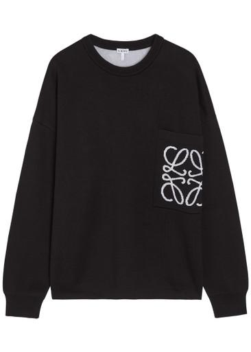 Anagram cotton-blend jumper by LOEWE