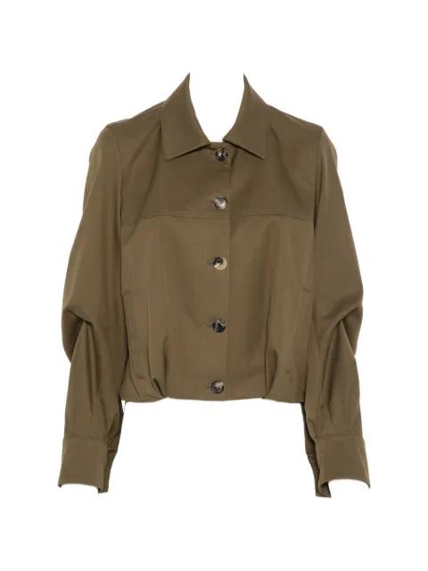 Anagram-embroidered cropped jacket by LOEWE