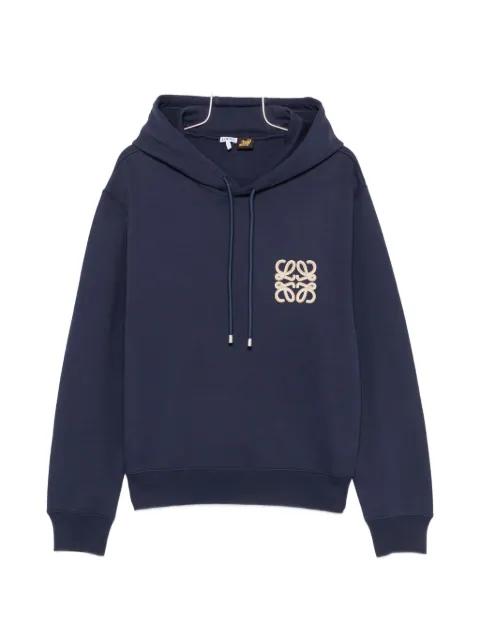 Anagram-embroidered hoodie by LOEWE