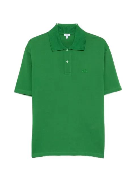 Anagram-embroidered polo shirt by LOEWE