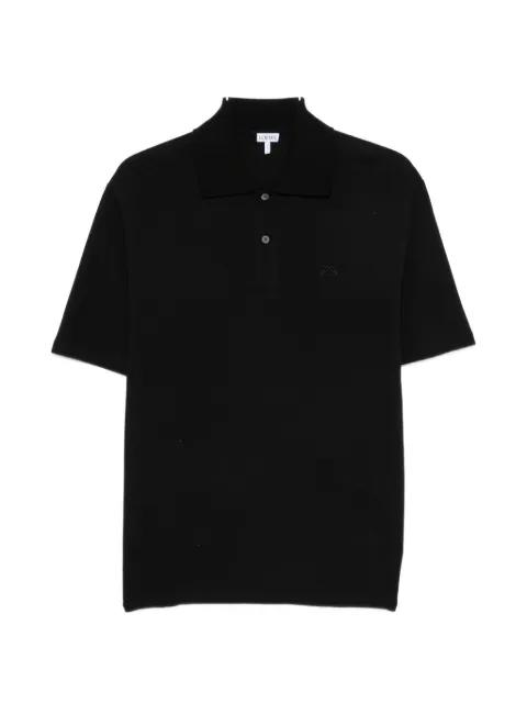 Anagram-embroidered polo shirt by LOEWE