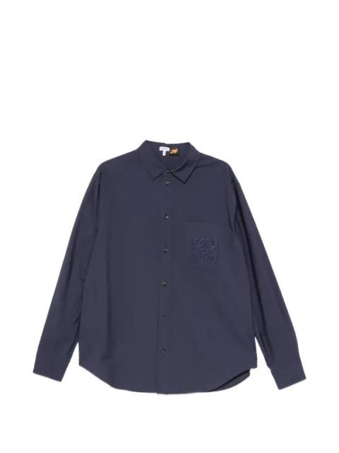 Anagram-embroidered shirt by LOEWE