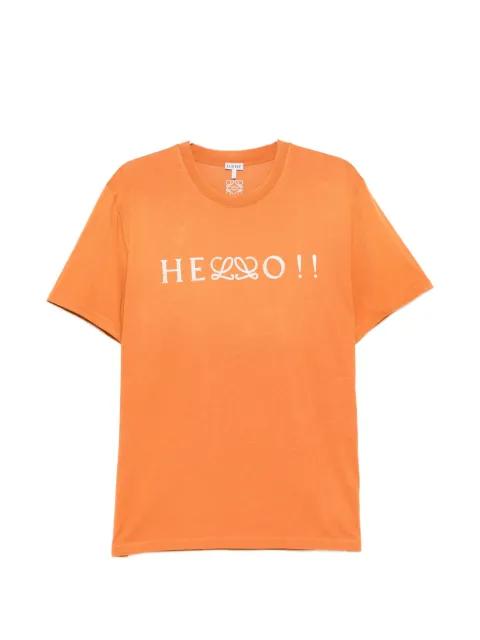 Anagram-print T-shirt by LOEWE