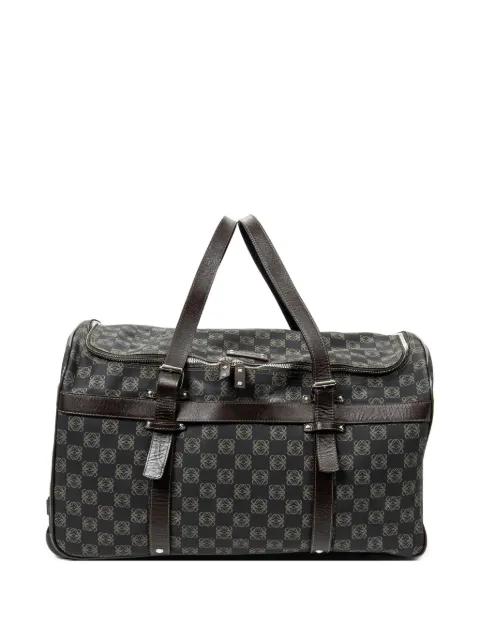 Anagram-print duffel bag by LOEWE 