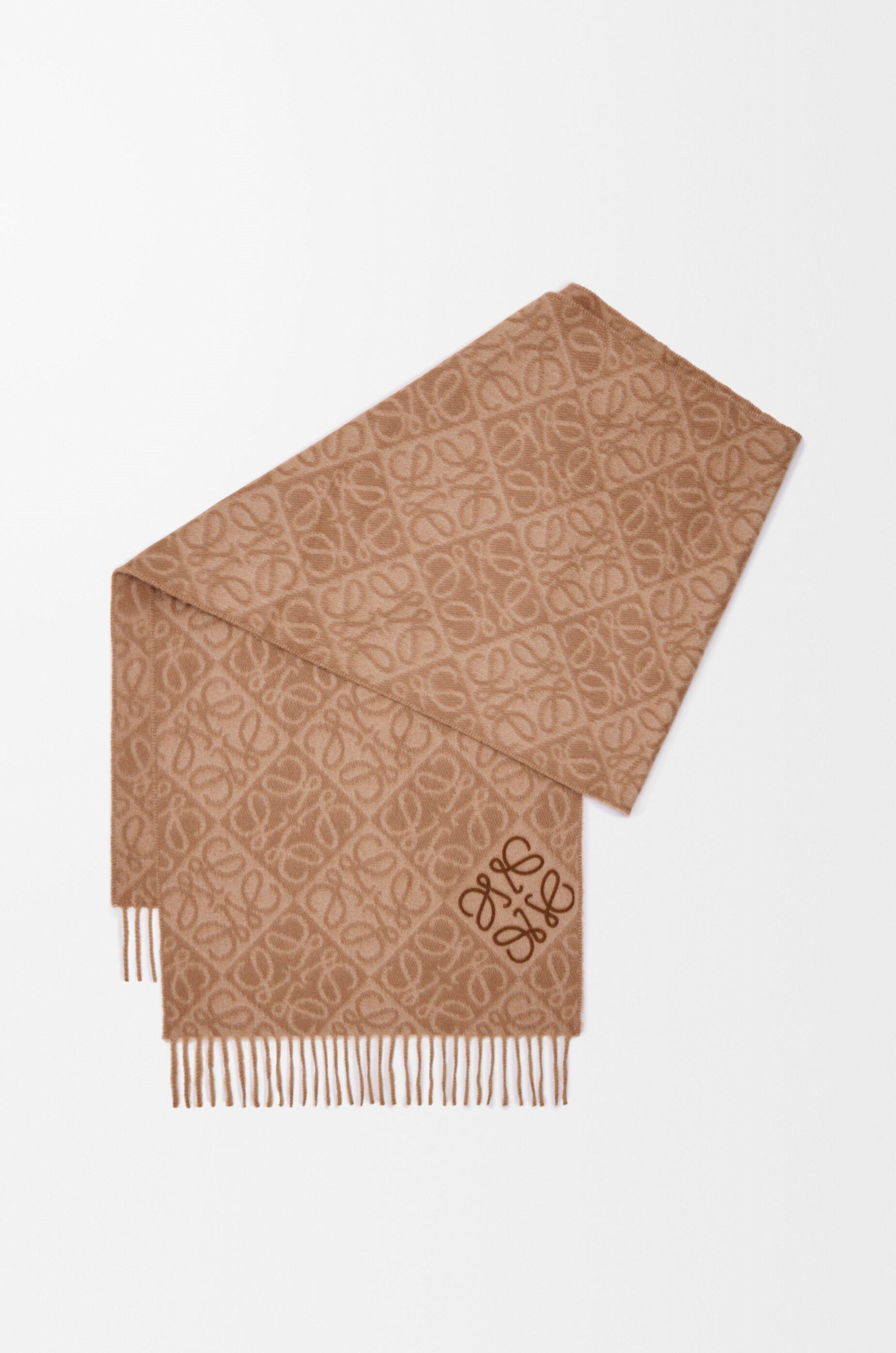 Anagram scarf in wool and cashmere by LOEWE