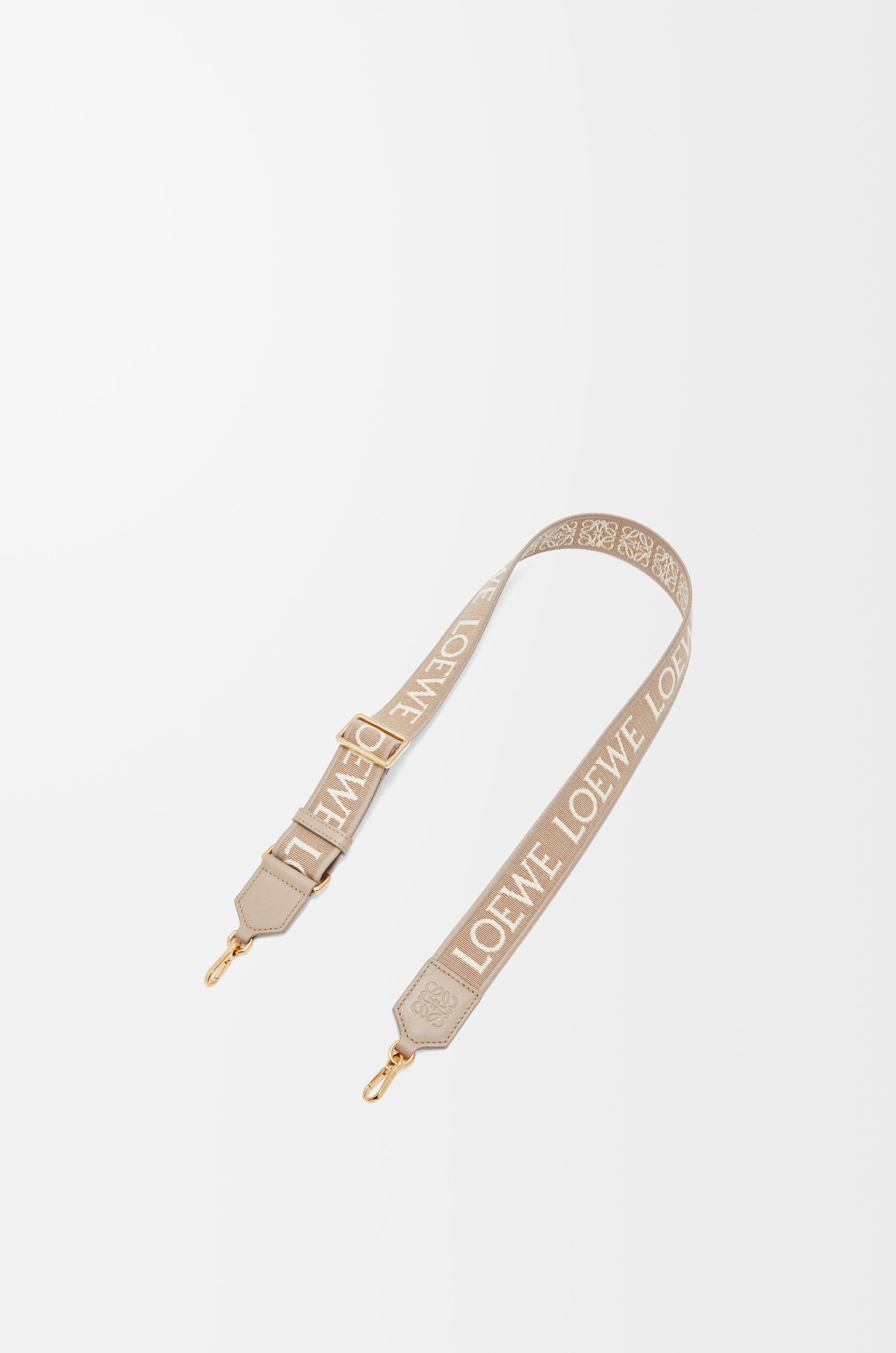 Anagram strap in jacquard and calfskin by LOEWE