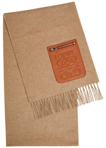 Anagram wool-blend scarf by LOEWE